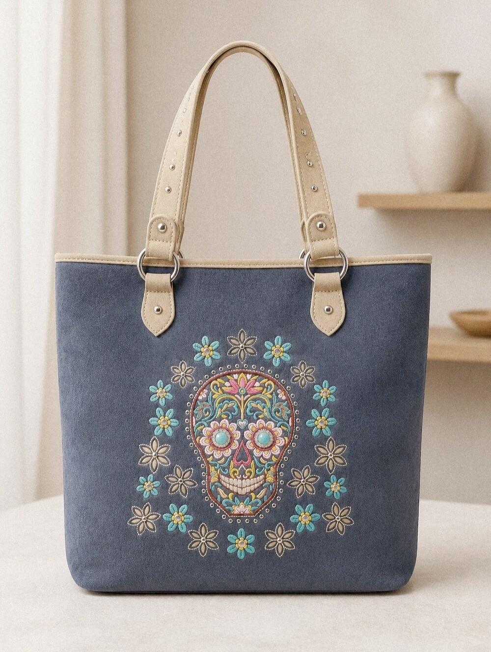 Montana West | New Sugar Skull Collection Concealed Carry Tote